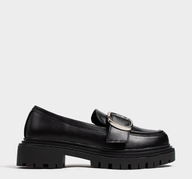 Flats para mujer jordis buckle loafer
