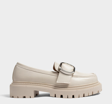 Flats para mujer jordis buckle loafer