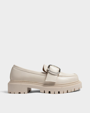 Flats para mujer jordis buckle loafer