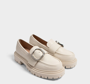 Flats para mujer jordis buckle loafer