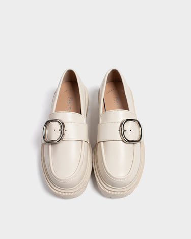 Flats para mujer jordis buckle loafer
