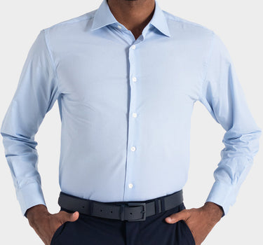 Camisa manga larga fondo entero para hombre